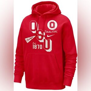 Nike Red Graphic Men's Hoodie